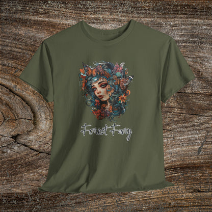 Vintage Forest Fairy T-Shirt - Enchanted Woodland Graphic Tee