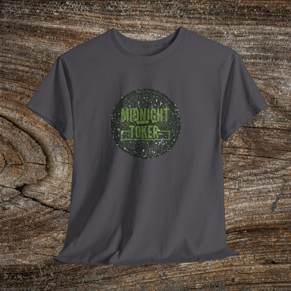 Grunge Weed 420 TShirt - "Midnight Toker" - Retro Marijuana Stoner Gift