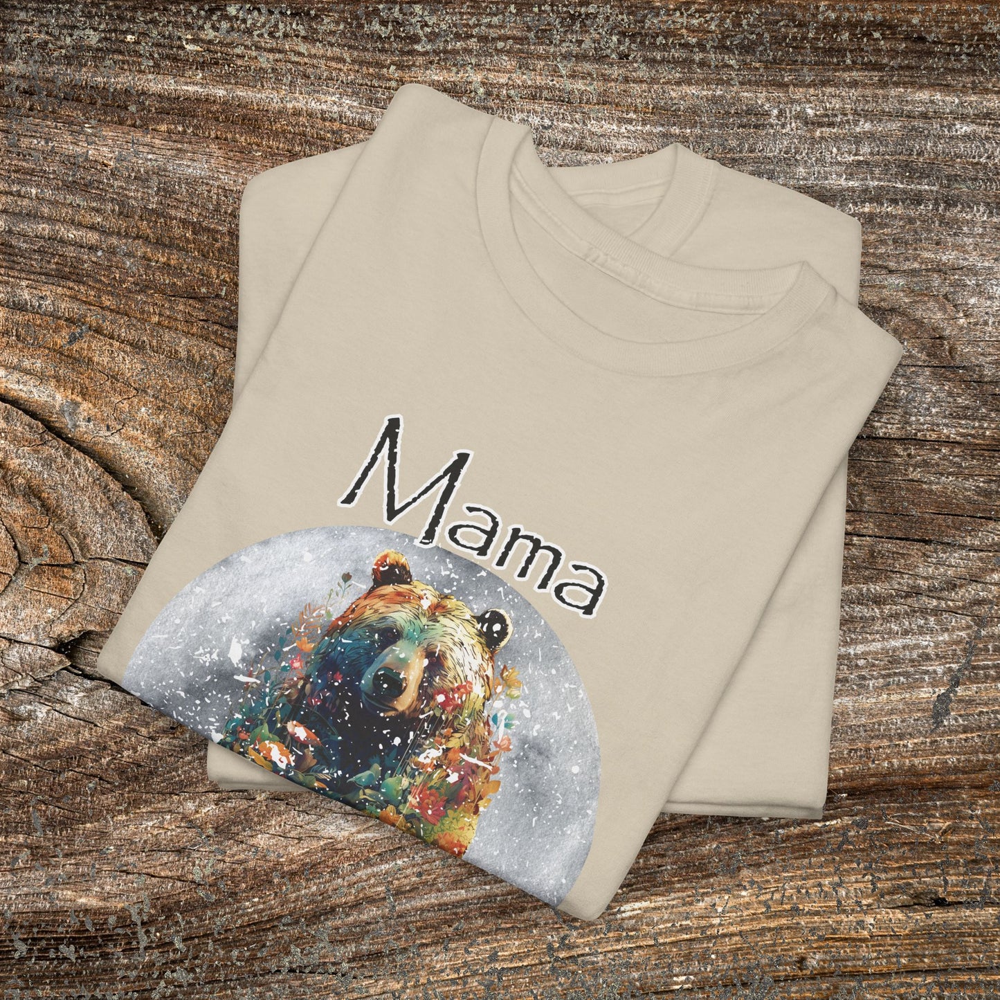 Mama Bear Nature T-Shirt - Woodland Mom Graphic Tee