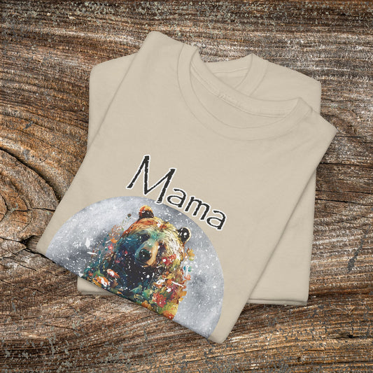 Mama Bear Nature T-Shirt - Woodland Mom Graphic Tee