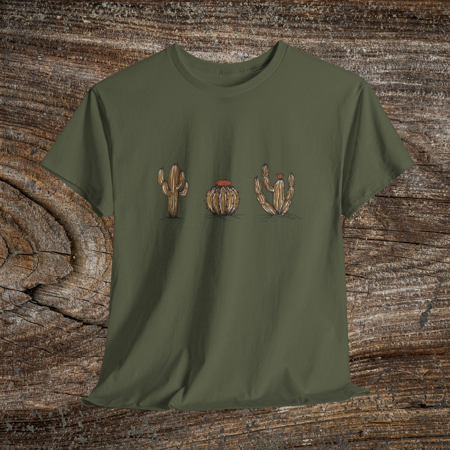 Retro Cactus Abstract T-Shirt