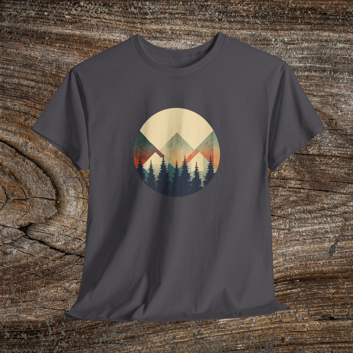 Vintage Mountain Landscape TShirt - Nature Lover Gift