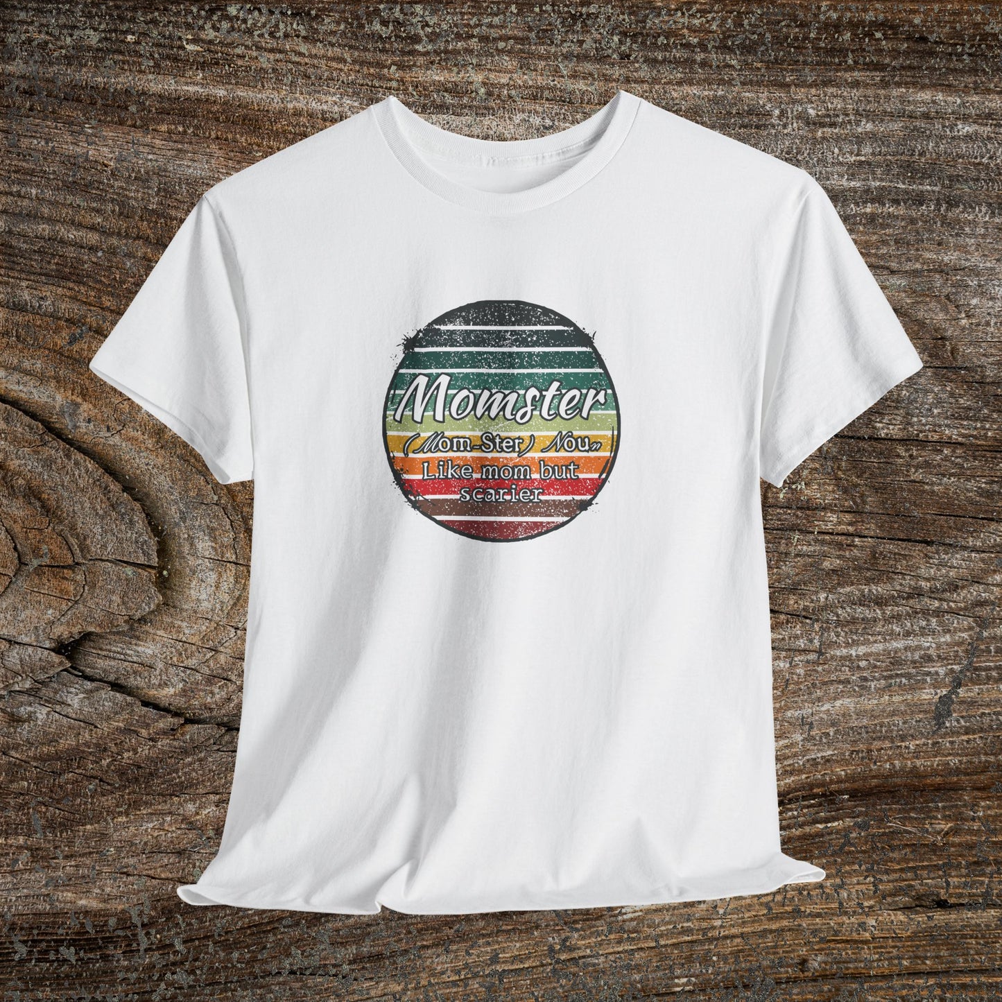 Momster Retro Grunge Mom T-Shirt — Funny Mom Gift