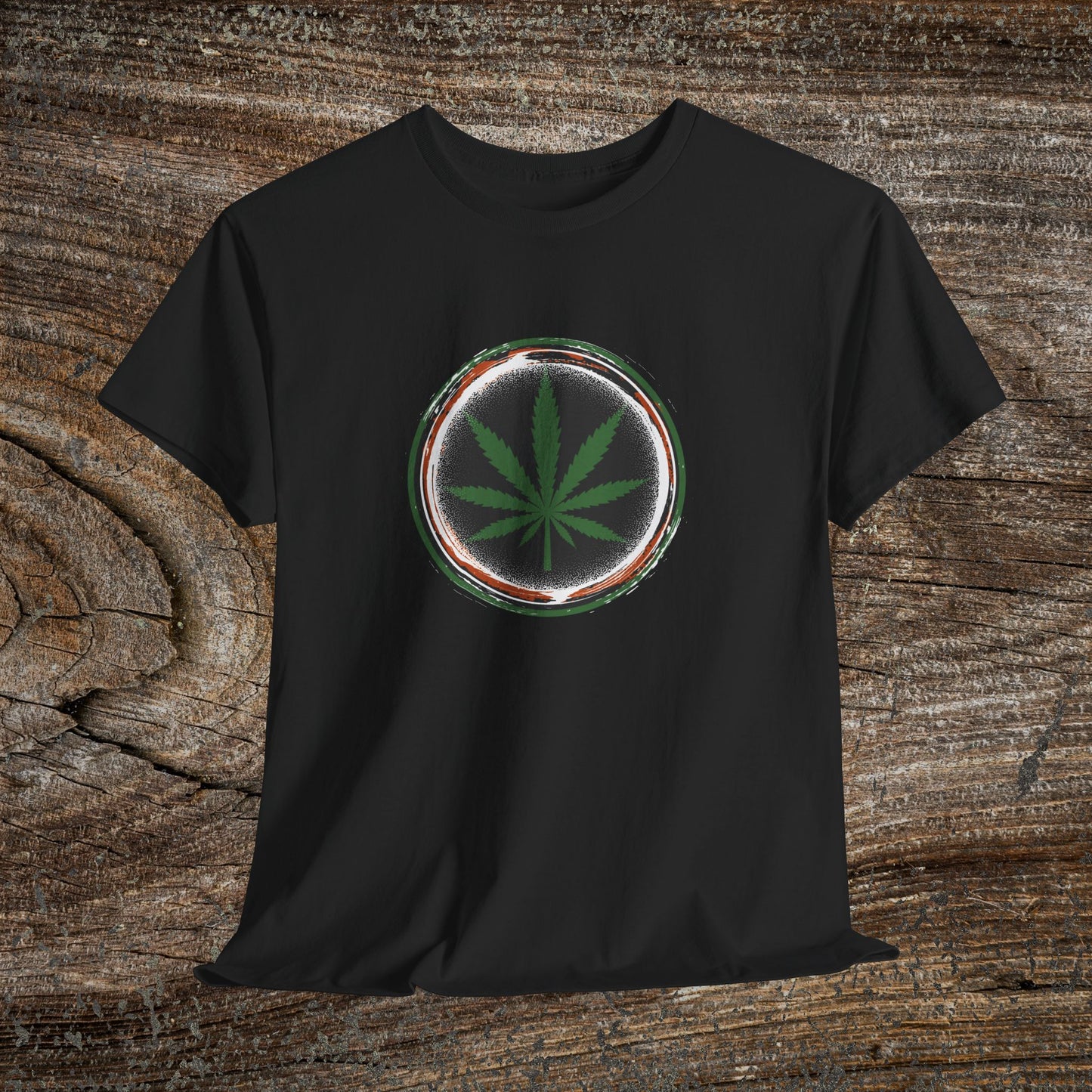 Grunge Weed 420 TShirt - Retro Marijuana Leaf Stoner Gift