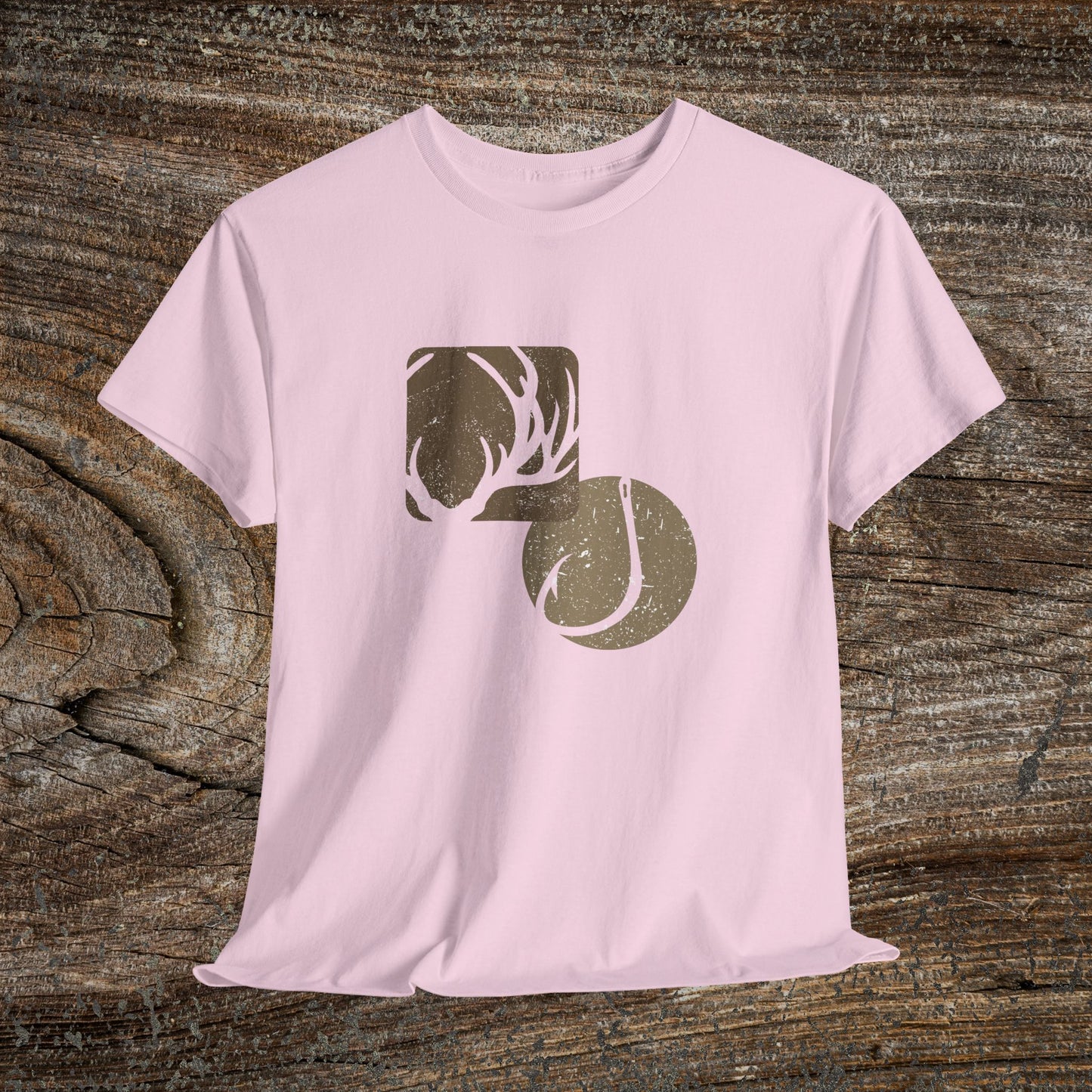 Hunting & Fishing T-Shirt — Modern Outdoor Angler and Hunter Gift