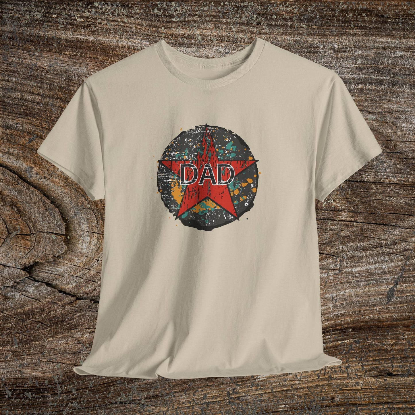 Grunge Dad Star T-Shirt — Retro Father's Day Gift