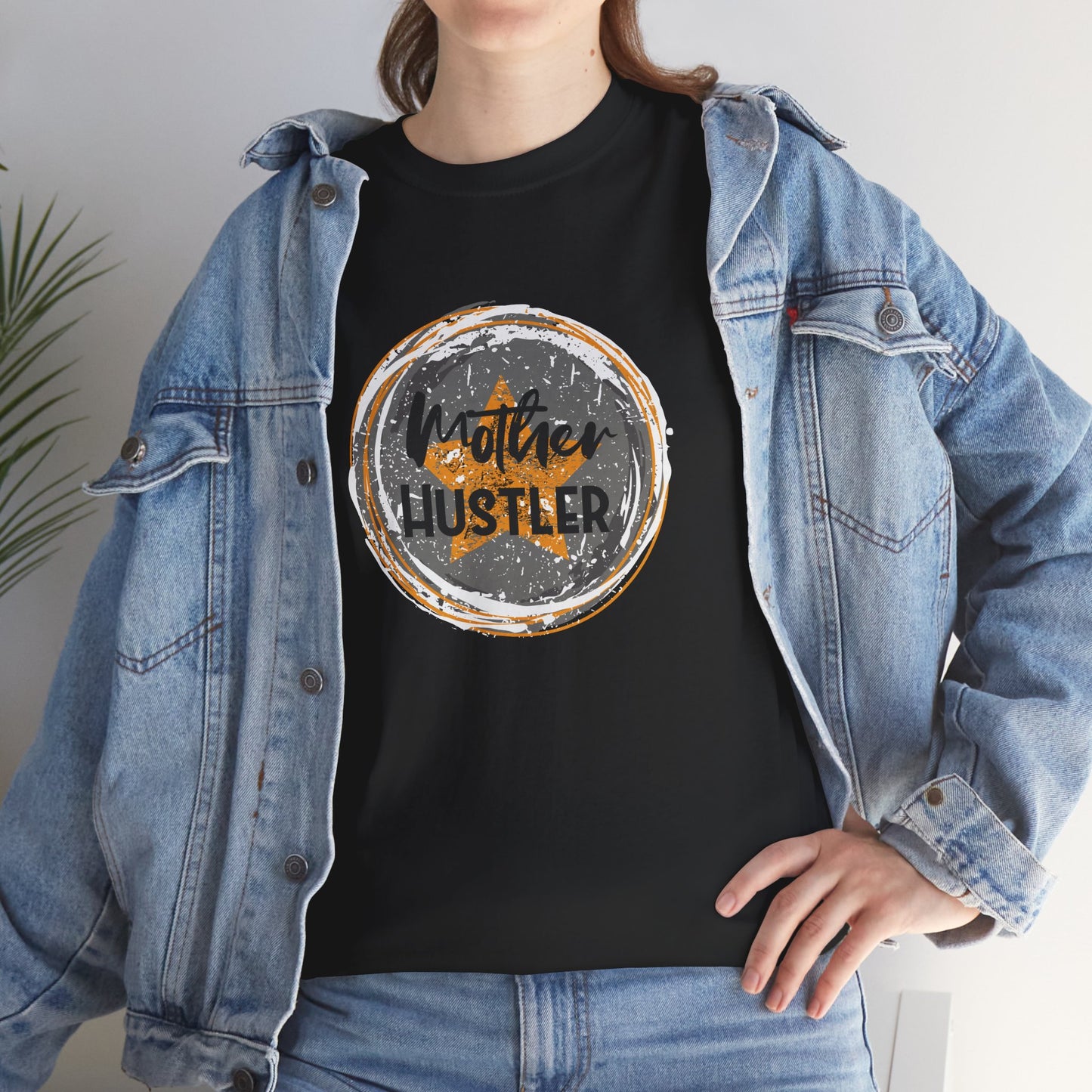 Mother Hustler Mom T-Shirt — Distressed Grunge Gift for Mom