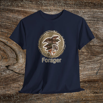 Foraging Mushroom Tee — Retro Grunge Forager Gift