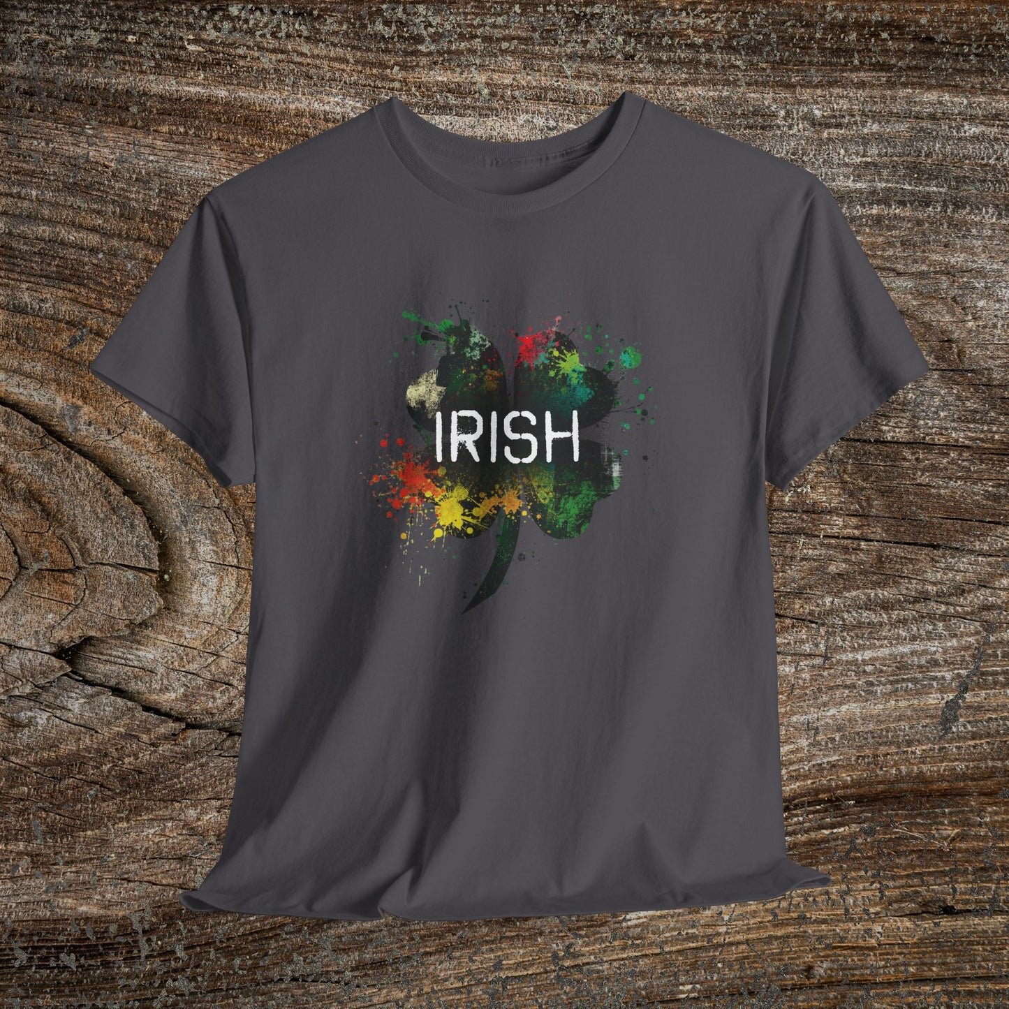 Grunge Irish Clover T-Shirt | St. Patrick’s Day Tee