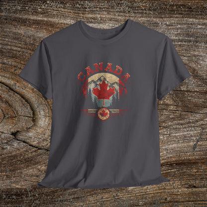 Distressed Canadian Logo T-Shirt — Grunge Canada Tee