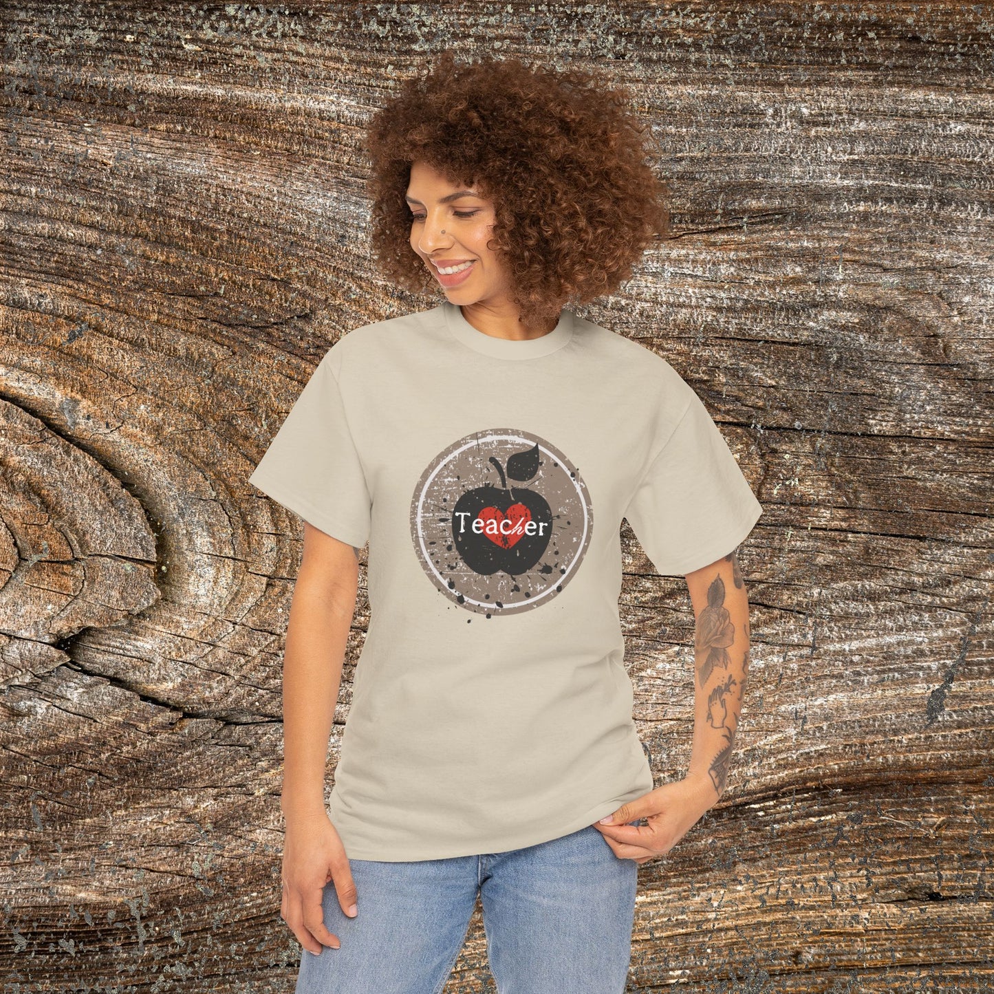 Retro Grunge Teacher T-Shirt — Vintage School Tee