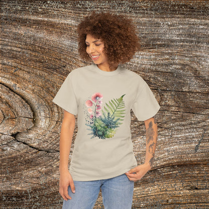 Vintage Botanical Watercolour T-Shirt