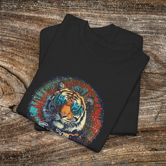 Retro Grunge 'Easy Tiger' T-Shirt — Vintage Tiger Tee