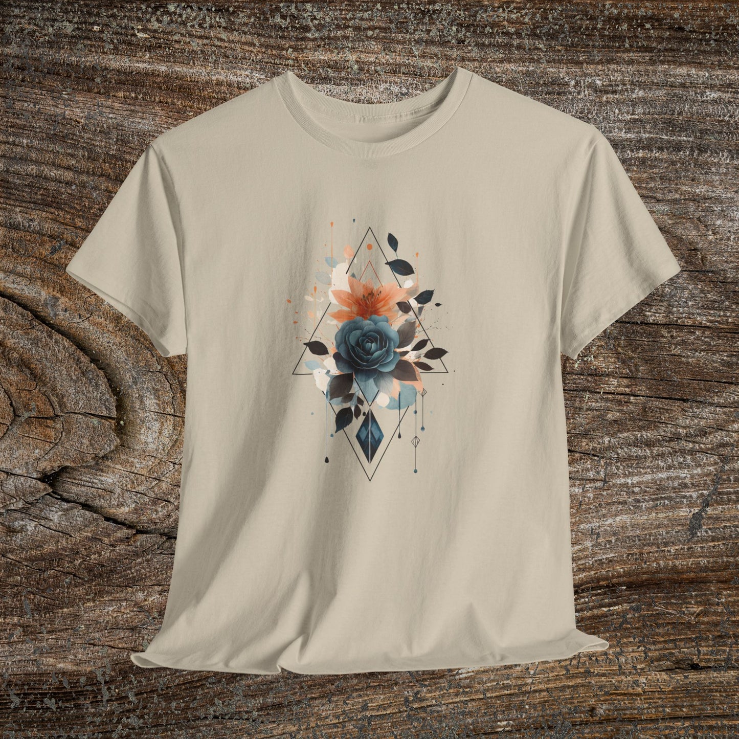 Retro Flower T-Shirt — Vintage Floral Graphic Tee