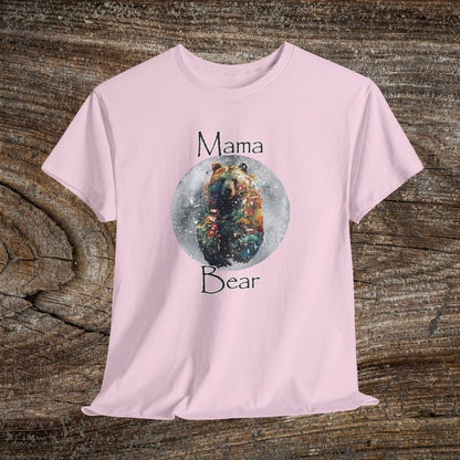 Mama Bear Nature T-Shirt - Woodland Mom Graphic Tee
