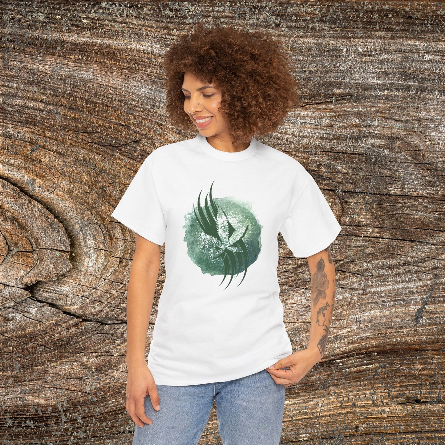 Grunge Weed Leaf 420 TShirt - Retro Marijuana Stoner Gift