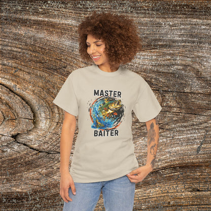 Master Baiter Funny Grunge Fishing T-Shirt