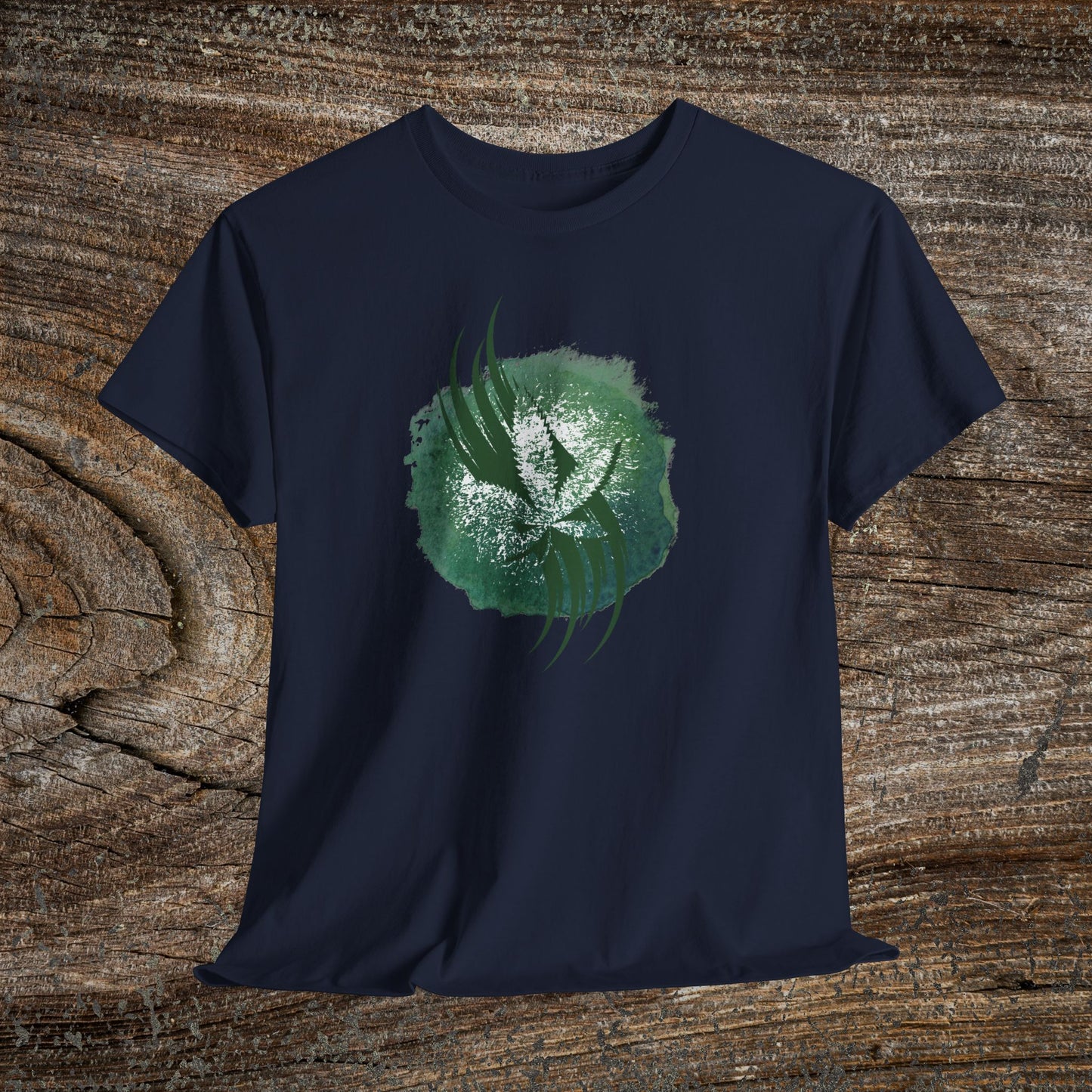 Grunge Weed Leaf 420 TShirt - Retro Marijuana Stoner Gift