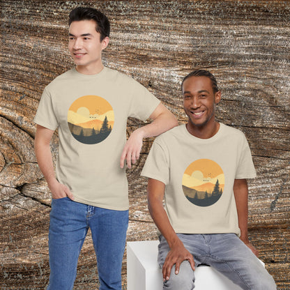 Rustic Mountain Landscape TShirt - Nature Lover Gift