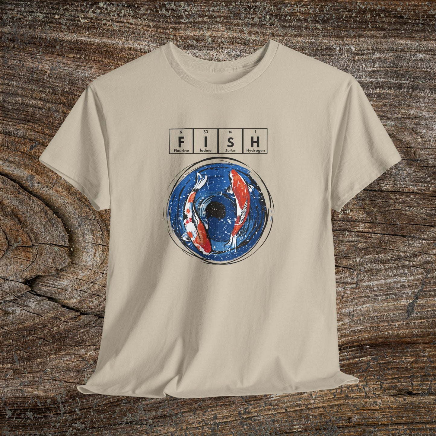 Retro Koi Fish T-Shirt — Grunge Japanese Carp Tee