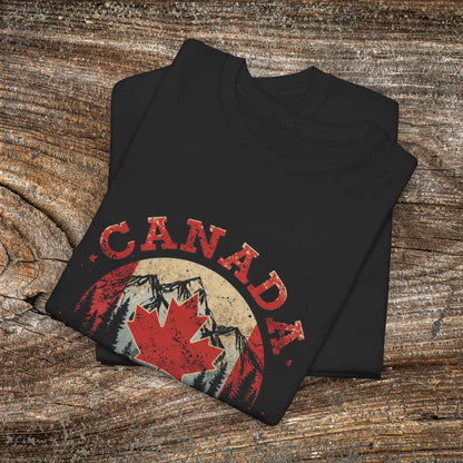 Distressed Canadian Logo T-Shirt — Grunge Canada Tee