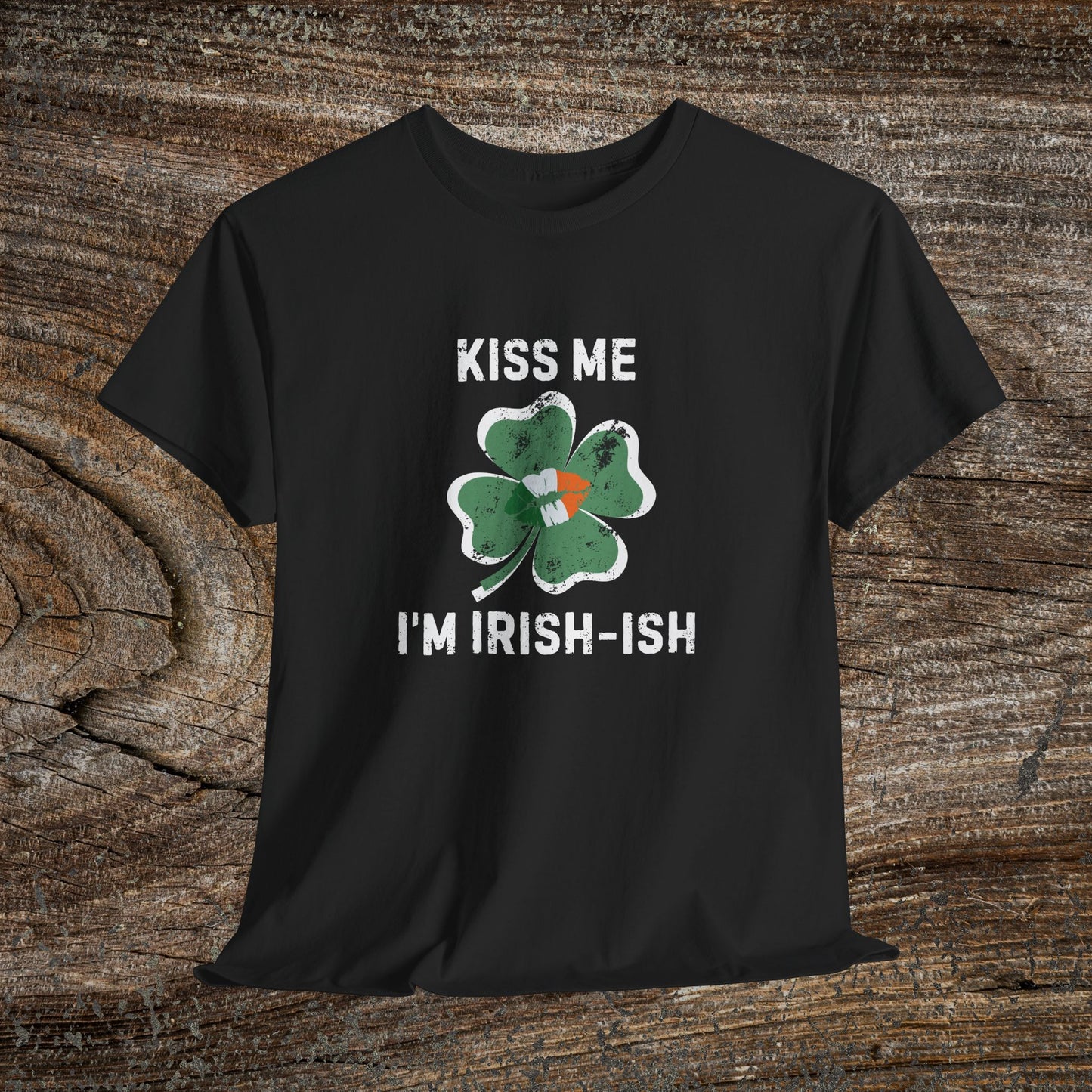 Kiss Me I'm Irish-ish Shamrock Tee | St. Patrick's Day Clover Shirt