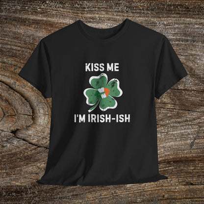 Kiss Me I'm Irish-ish Shamrock Tee | St. Patrick's Day Clover Shirt