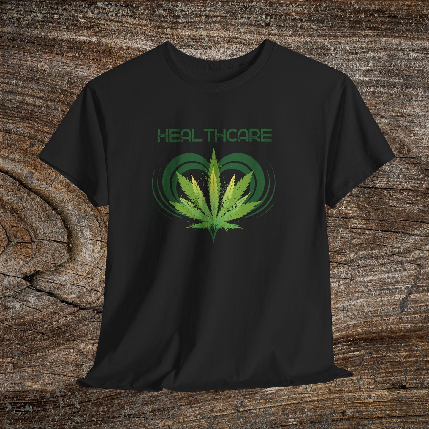 Grunge Weed 420 TShirt - Retro "Healthcare" Marijuana Stoner Gift