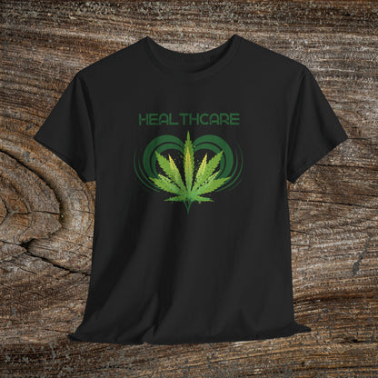 Grunge Weed 420 TShirt - Retro "Healthcare" Marijuana Stoner Gift