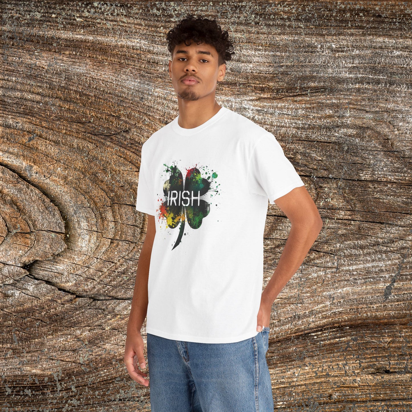 Grunge Irish Clover T-Shirt | St. Patrick’s Day Tee