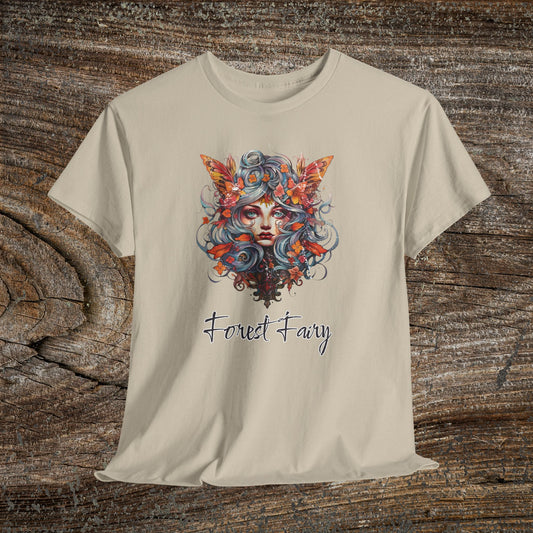 Vintage Forest Fairy T-Shirt - Enchanted Woodland Graphic Tee