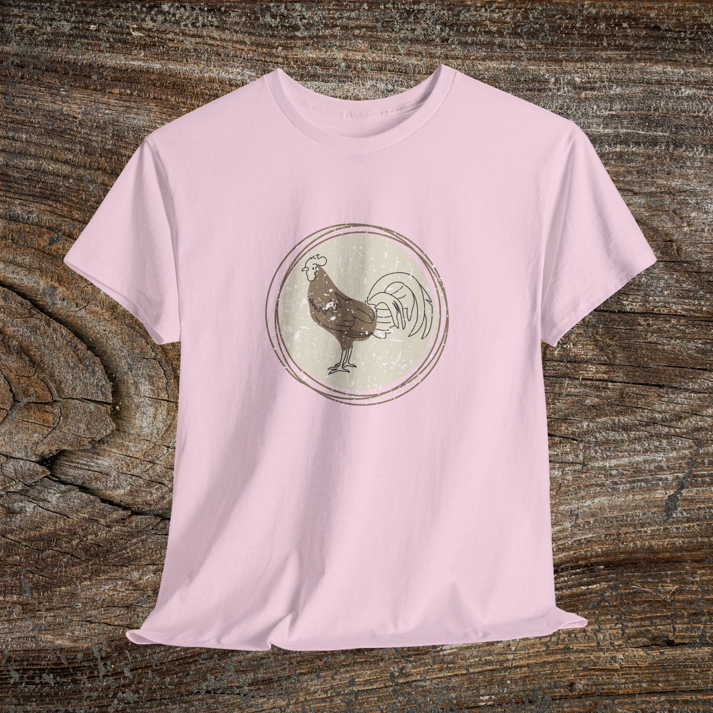 Boho Retro Chicken T-Shirt — Vintage Farmhouse Chicken Tee