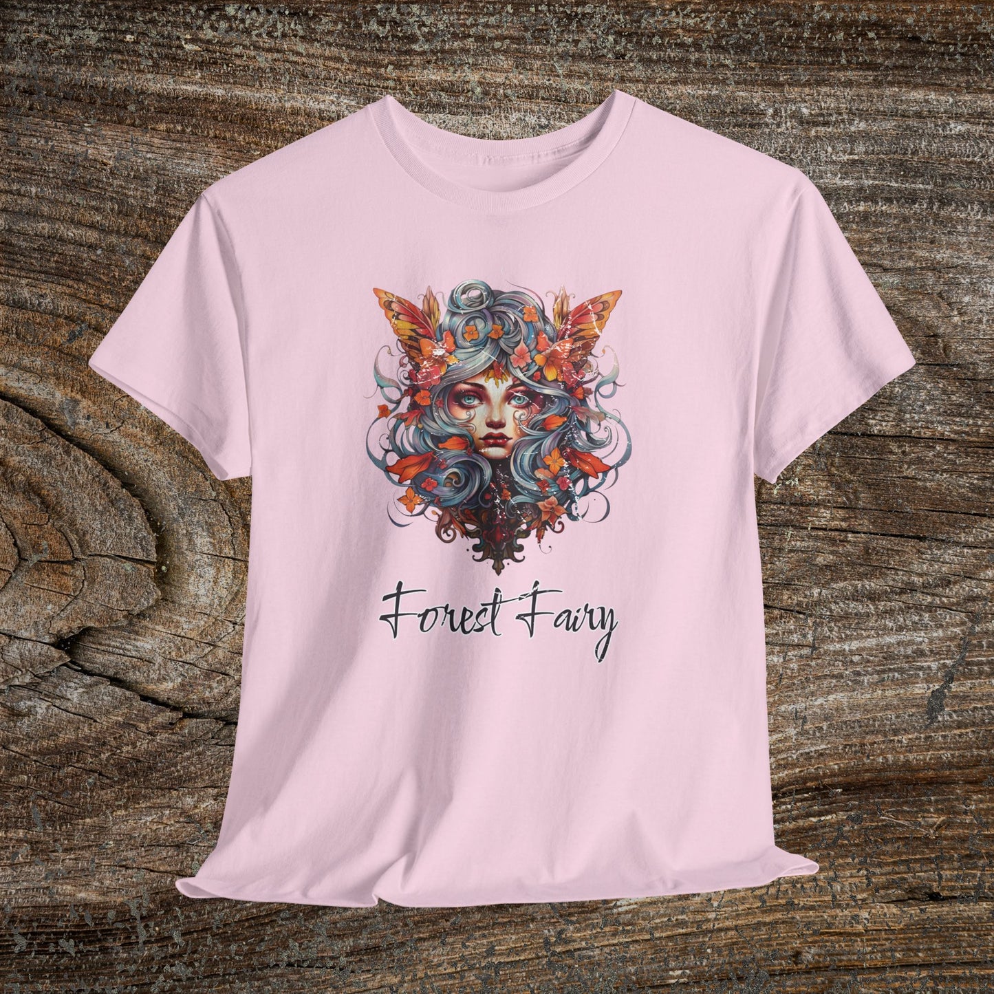 Vintage Forest Fairy T-Shirt - Enchanted Woodland Graphic Tee