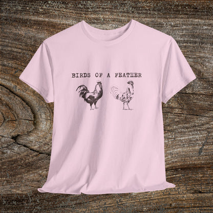 Birds of a Feather Rustic Chicken T-Shirt