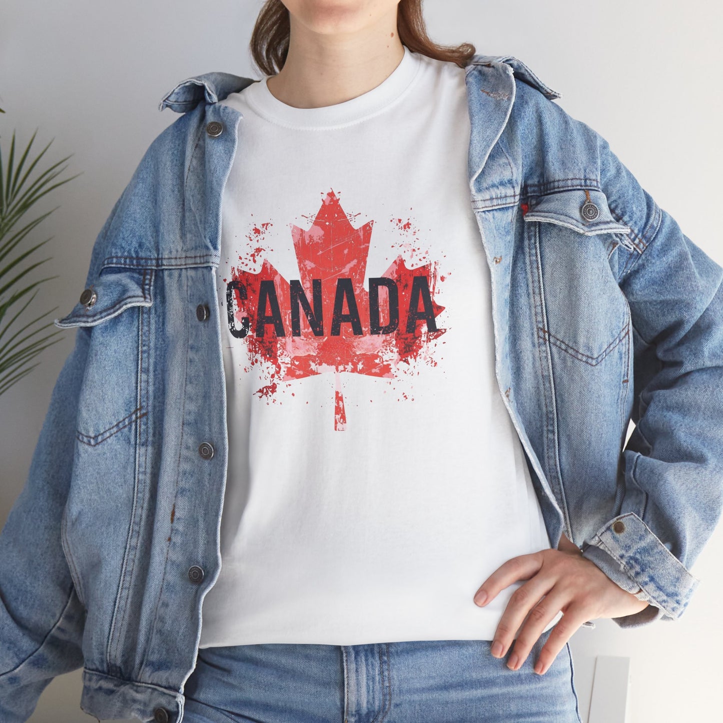 Grunge Canada T-Shirt — Distressed Maple Leaf Tee
