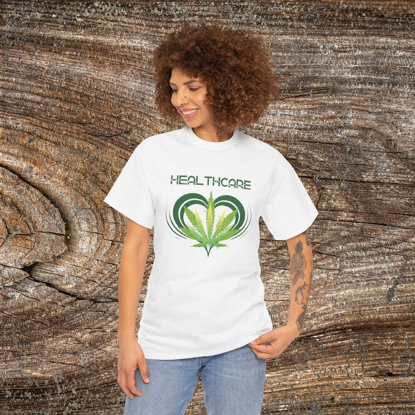 Grunge Weed 420 TShirt - Retro "Healthcare" Marijuana Stoner Gift