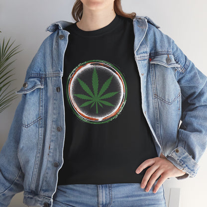 Grunge Weed 420 TShirt - Retro Marijuana Leaf Stoner Gift