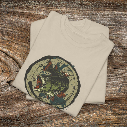 Grunge "The Rodfather" Fishing Tee — Vintage Angler Gift