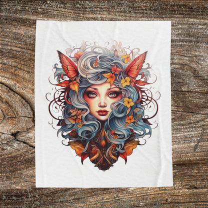 Art Nouveau Fairy Blanket