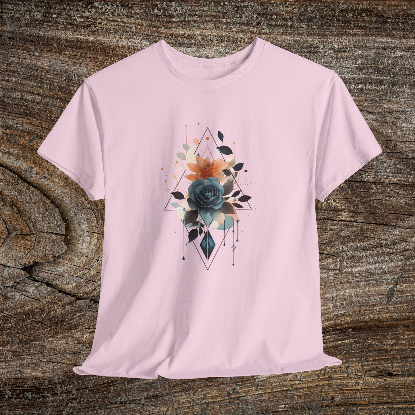 Retro Flower T-Shirt — Vintage Floral Graphic Tee