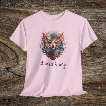 Vintage Forest Fairy T-Shirt - Enchanted Woodland Graphic Tee